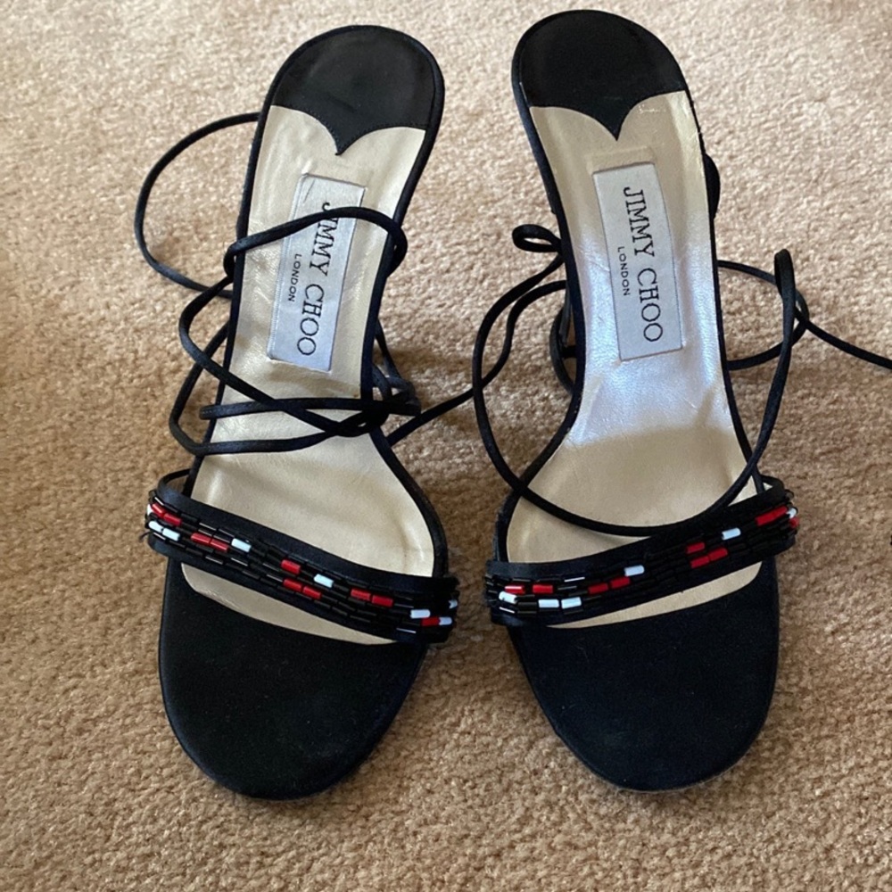 Jimmy Choo Tie Up Heels